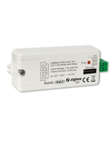 Convertisseur de signaux ZIGBEE vers DALI DT6/DT8 ou 0/1-10V + relais de commutation 5A