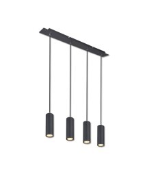 Luminaire suspendu noir mat