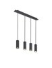 Luminaire suspendu noir mat