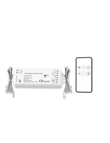 LED blanche dynamique Push/Funk PWM dimmer MiniAMP avec télécommande 12-24V DC