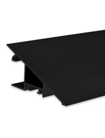 Profil de luminaire LED pour montage en surface HIDE TRIANGLE aluminium noir RAL 9005