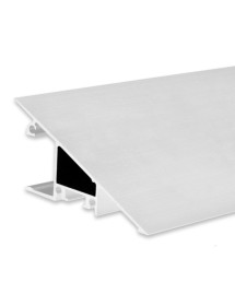 Profil de luminaire LED pour montage en surface HIDE TRIANGLE aluminium blanc RAL 9003