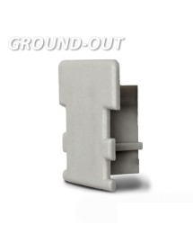 Capuchon pour profilé GROUND-OUT10 argent