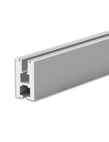 Profilé de bord en verre LED plafond/mur aluminium anodisé 2m