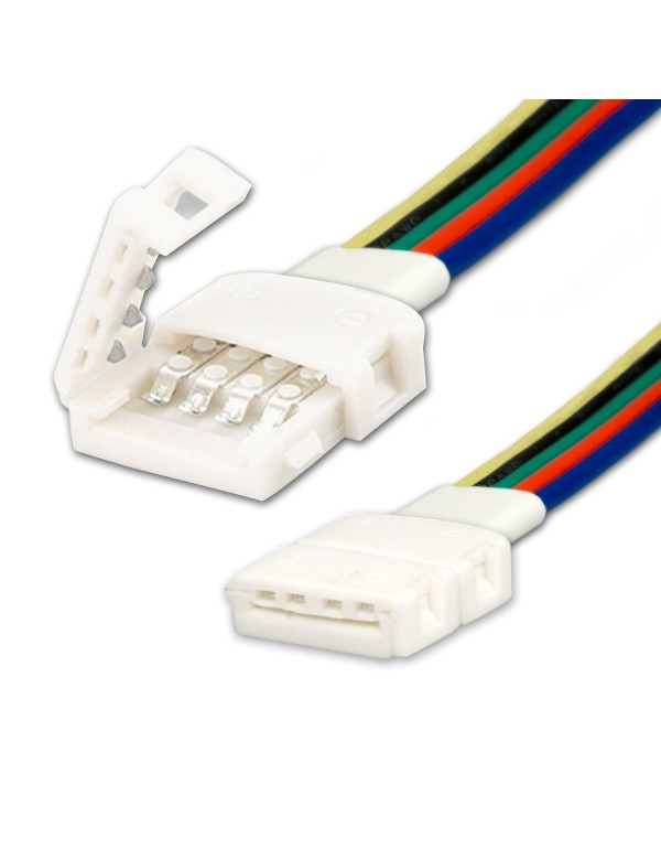 Connecteur à clip avec câble (max. 5A) C1512 pour ruban LED IP20 à 5 pôles Connecteur à clip avec câble (max. 5A) C1512 pour ruban LED IP20 à 5 pôles