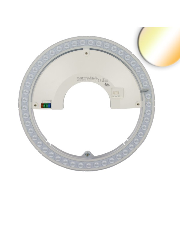 Platine de conversion LED 297mm 24W 160 lm/W avec aimant de maintien Colorswitch 3000|4000|6000K dim