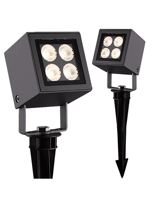 Spot d'extérieur LED Cube IP65