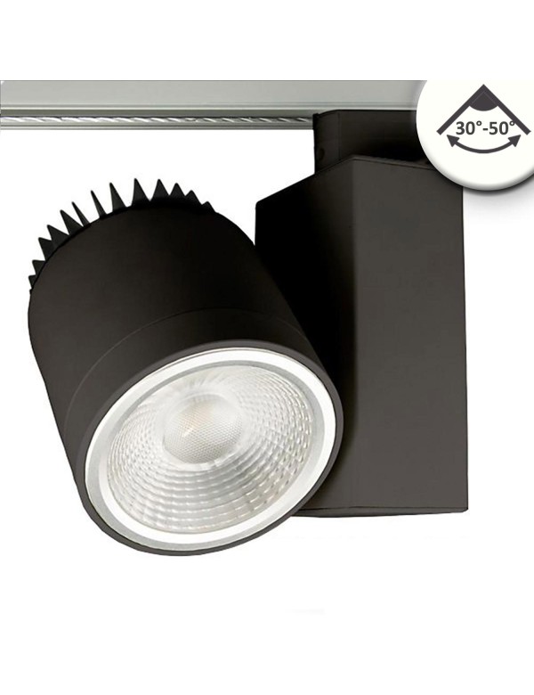 Projecteur pour rail 3 allumages focalisable Projecteur pour rail 3 allumages focalisable