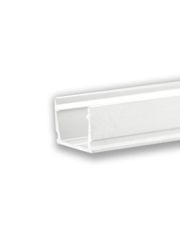 Profilé LED de montage en surface SURF10 aluminium blanc RAL 9010 Profilé LED de montage en surface SURF10 aluminium blanc RAL 9010
