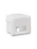 Cache de finition EC82W blanc pour profil SURF10 avec passage de câble